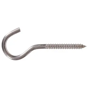 851879 Heavy Duty Stainless Steel Hook Screw 1/4" X 4 1/4"
