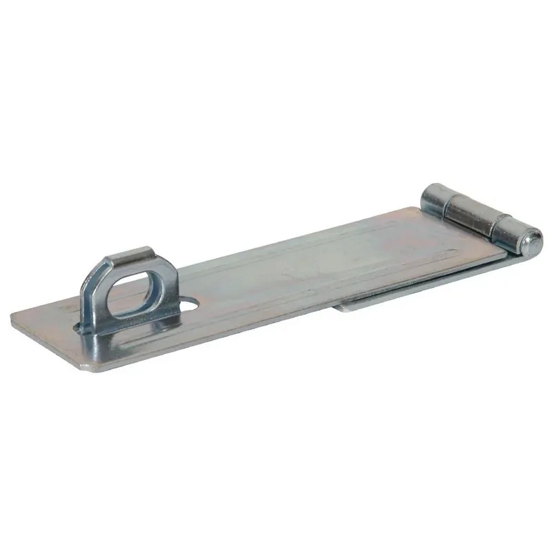 7 In. Heavy Duty Fixed Staple Safety Hasp (1-Pack)