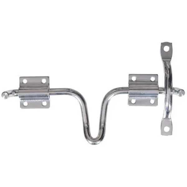 Zinc Plated Door And Gate Latch With Sliding Bolt, Model 851924