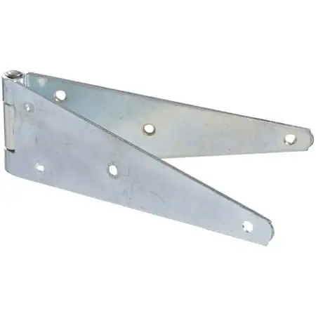 The Hillman Group 6" Heavy Strap Hinge, Zinc Plated, 1pk