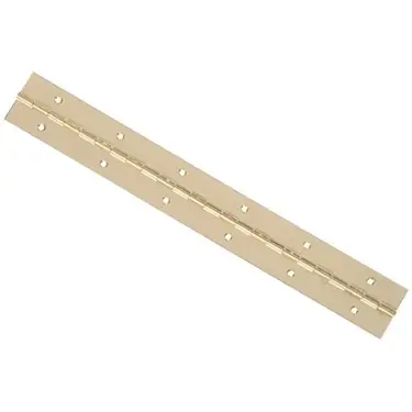 Hardware Essentials 851972 Continuous Pin 12" X 1-1/16" Brass Fasteners