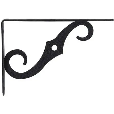 Antique Black Shelf Bracket Hillman Shelf Bracket 852000 008236914306