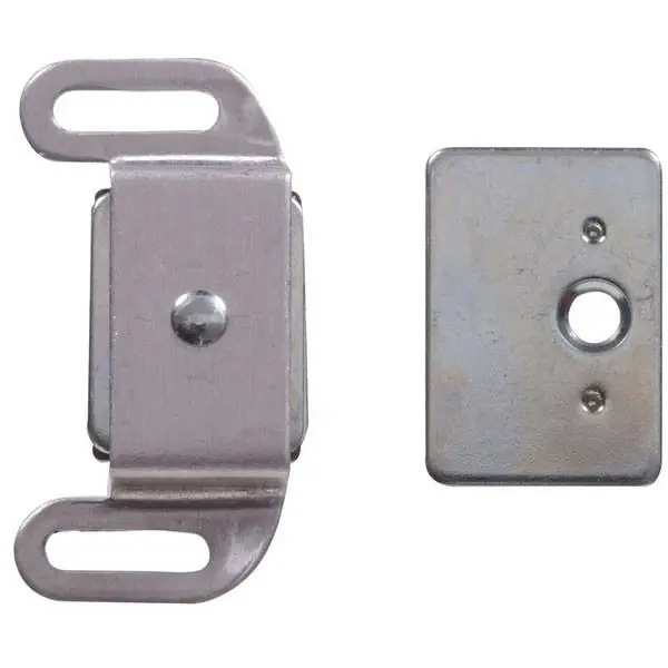 Wide White Cabinet Catch - Model 852095 By Hillman