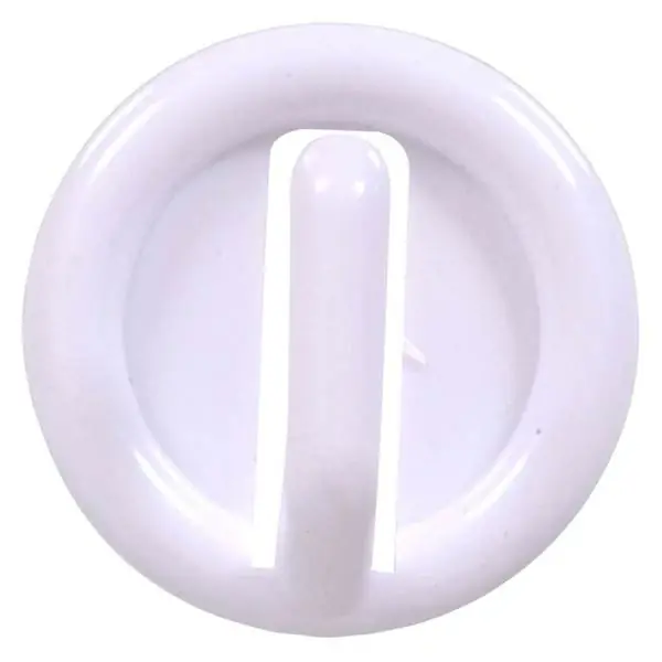 White Plastic Hook - Versatile Hanging Solution For Home And Garden