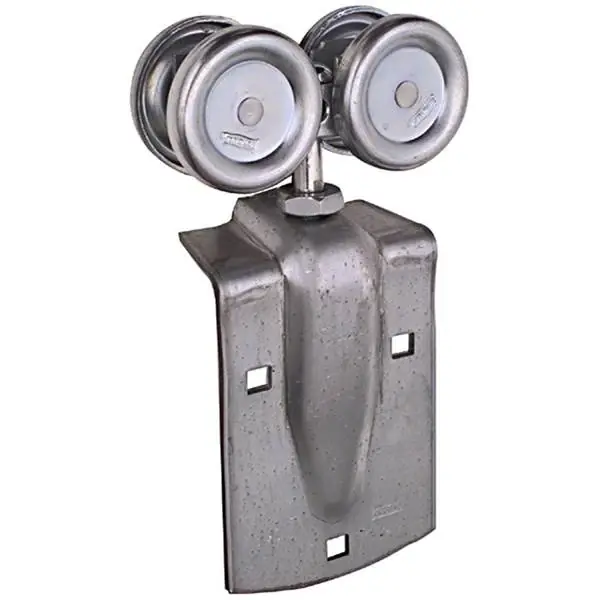 Rigid Box Rail Hanger With Single Door Strap For Sliding Doors