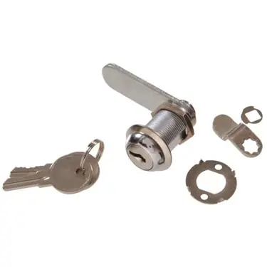 1/4" Zinc Plated Utility Lock - Hillman Miscellaneous Cabinet Hardware Model 852233