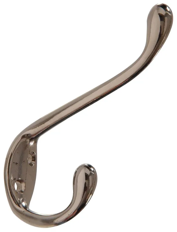Heavy Duty Garment Hook Nickel Plated - Ideal For Storage And Organization