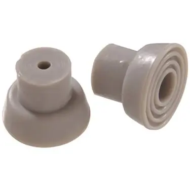 The Hillman Group The Hillman Group 852363 Replacement Rubber Tips For 4" And 5" Kickdown Door Stops 2-Pack