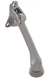 The Hillman Group The Hillman Group 852369 4" Kickdown Door Stop- Satin Chrome 1-Pack