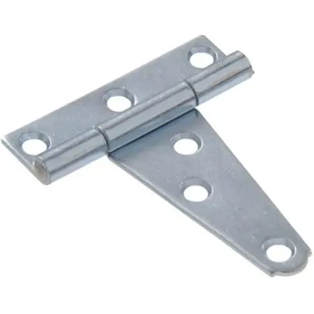 3 Inch Zinc Plated Light T-hinge - Durable And Versatile Hardware Solution
