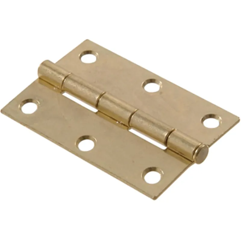 1-1/2" Brass Plated Narrow Hinge With Removable Pin - Model 852587