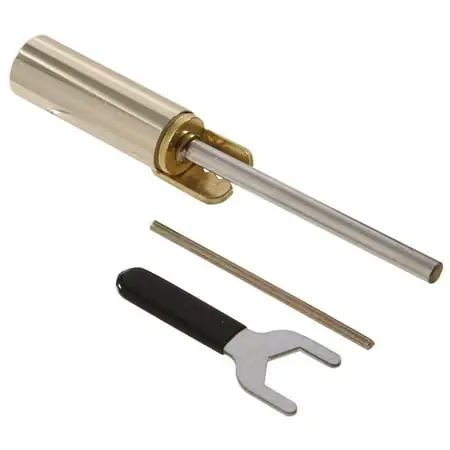 The Hillman Group 852622 Hinge Pin Door Closer - Satin Brass 1-Pack