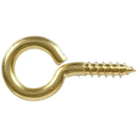 Part 852706 .080x5/8 Solid Brass Screw Eye - Durable And Versatile Hardware