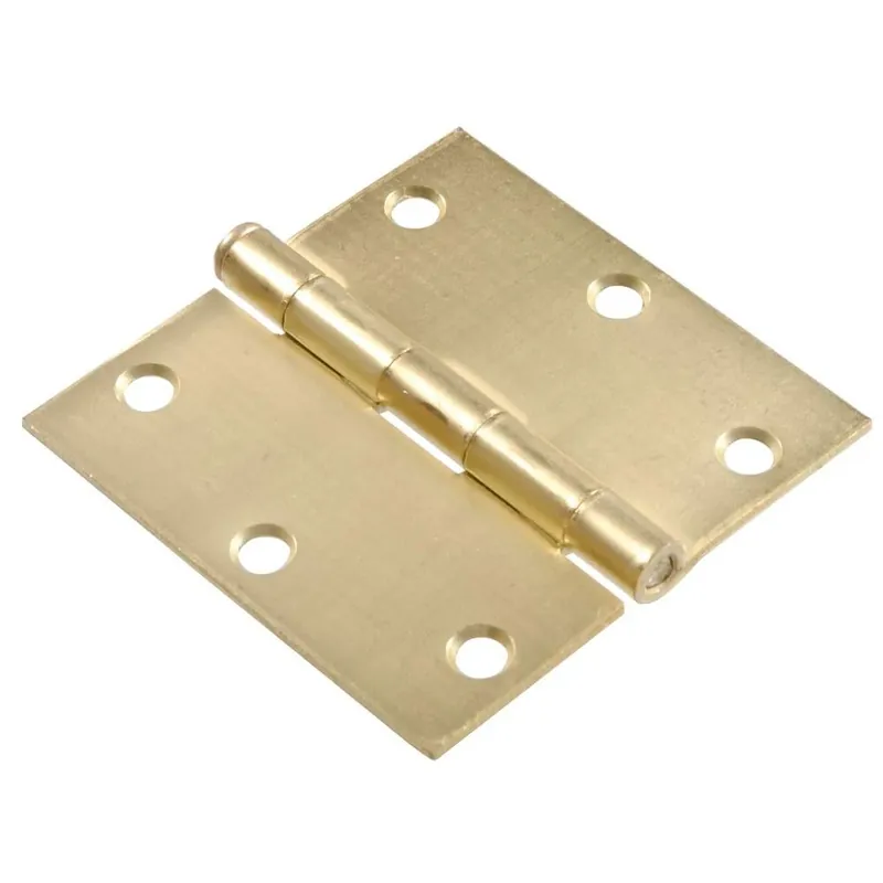 DOOR HINGE-SQ 3.5 SATIN BRASS