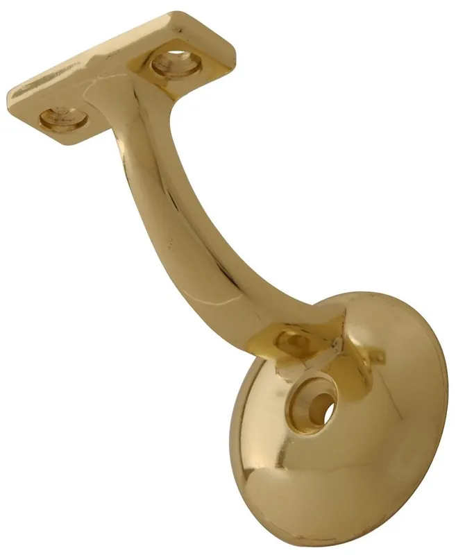 Ornamental Handrail Bracket Brass - Multiple Models Available