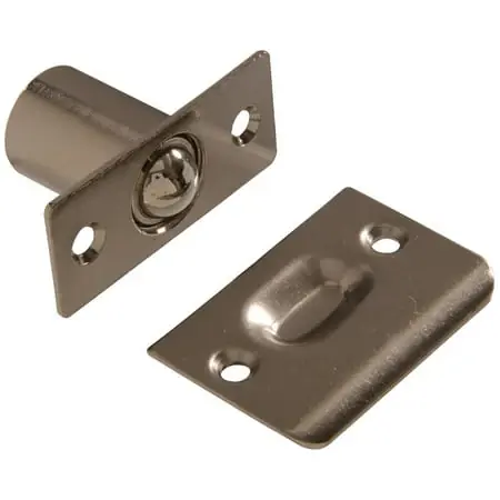 Satin Nickel Door Hardware For Secure Closure