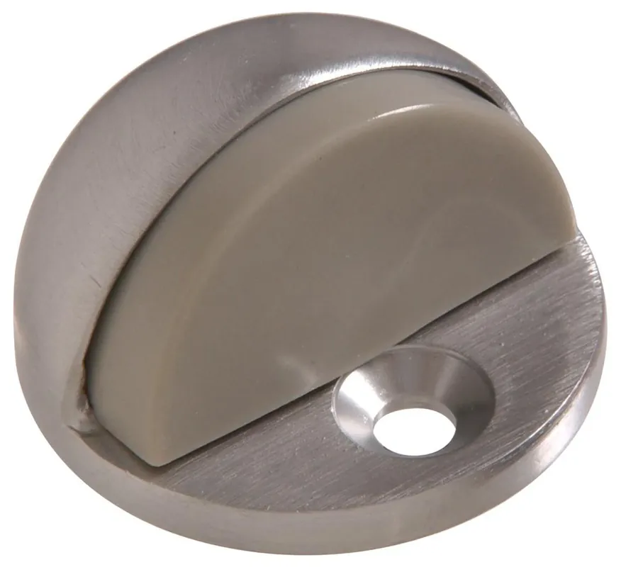 DOOR FLOOR STOP SATIN CHROME