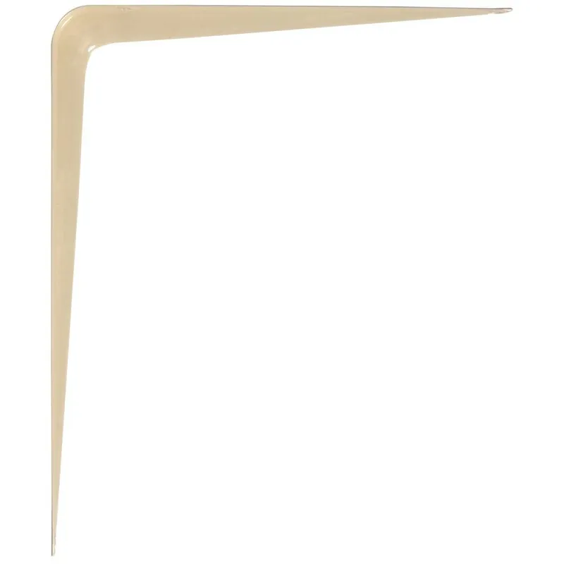 Part 853026 8X10 Almond Shelf Bracket, By Hillman, Single Item, Great Value, New