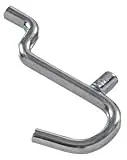 .148" X 1-1/2" Zinc Plated Curved Hook And Eye - Model 853045