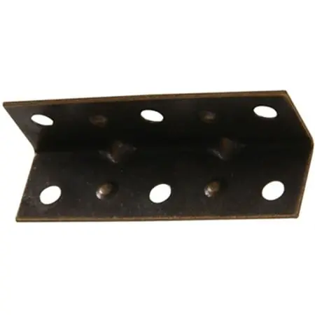 The Hillman Group The Hillman Group 853077 1-1/2 X 3/4 In. Inside Corner Brace - Antique Brass 4-Pack