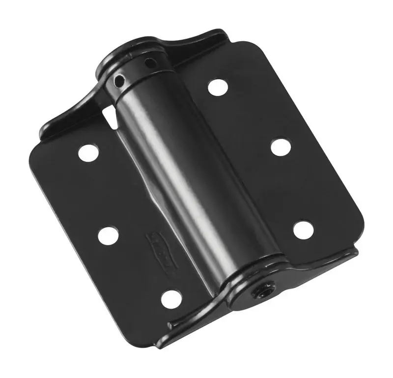 National Hardware 3 In. L Black Adjustable Spring Hinge 2 Pk