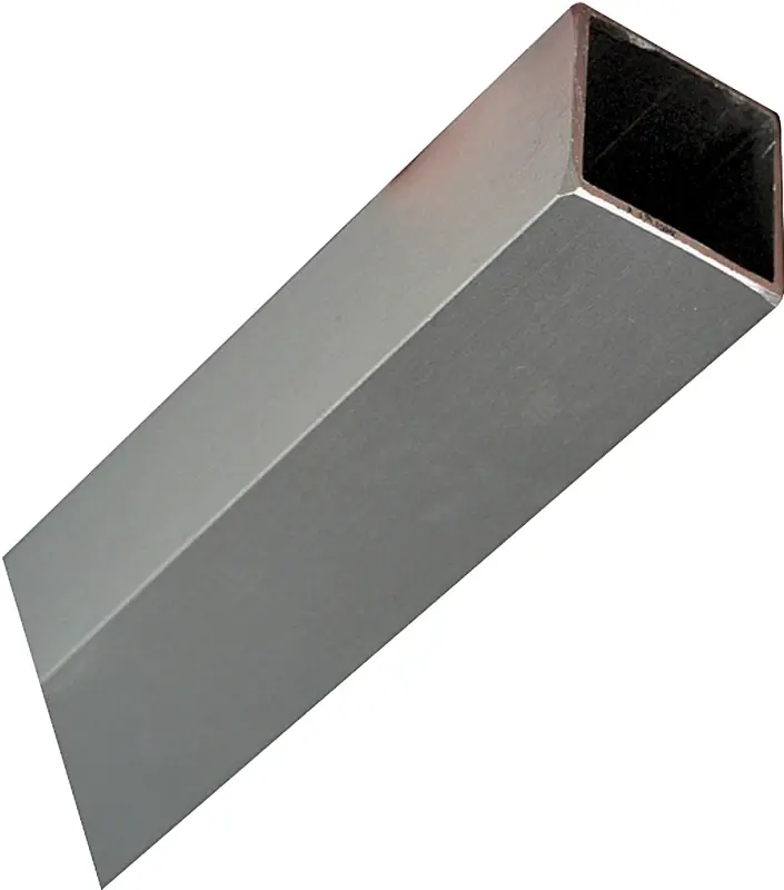 Mill Aluminum Square Tube, 1 X 1/16 X 48 In.