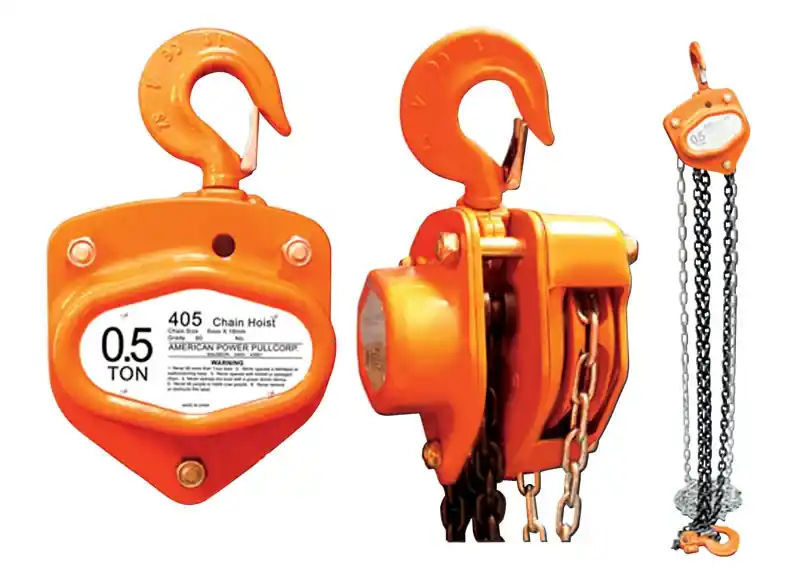 1/2-ton Capacity 10 Ft. Lift Manual Chain Hoist Model 405