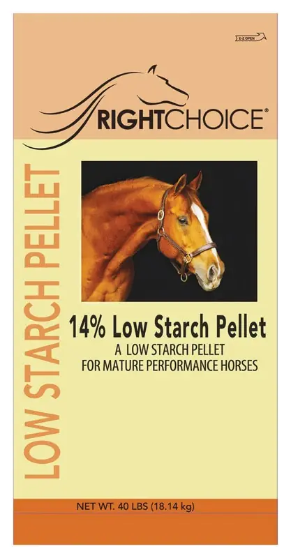 Low Starch Feed Pellets For Horses 40 Lb. - Nutrient-rich Formula