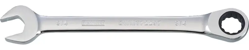 SAE Ratcheting Combination Wrench, Long-Panel, 3/4 In.