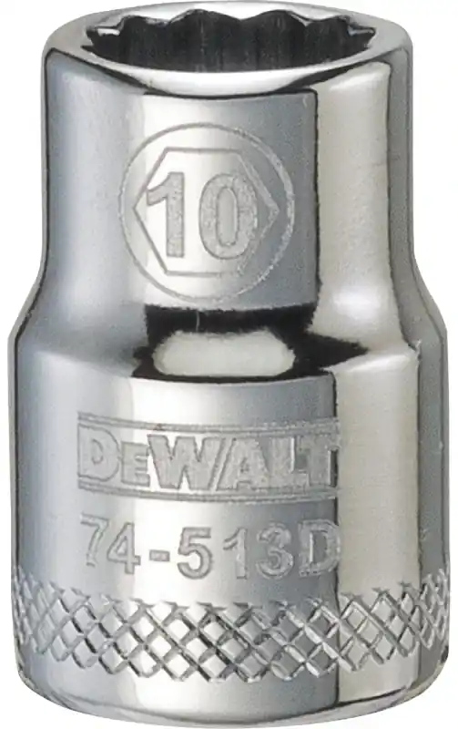 Metric Shallow Socket, 12-Point, 3/8 In. Drive, 10mm