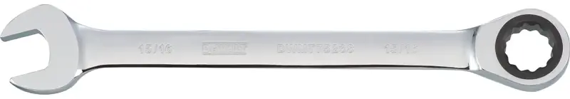 SAE Ratcheting Combination Wrench, Long-Panel, 15/16 In.