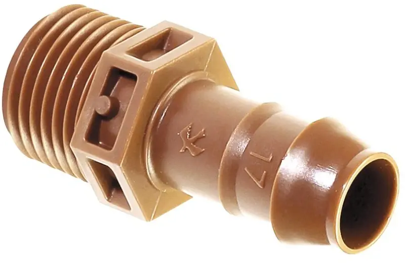 Rain Bird 1/2 X 5/8 In. Barbed Drip Irrigation Adapter 1 Pk
