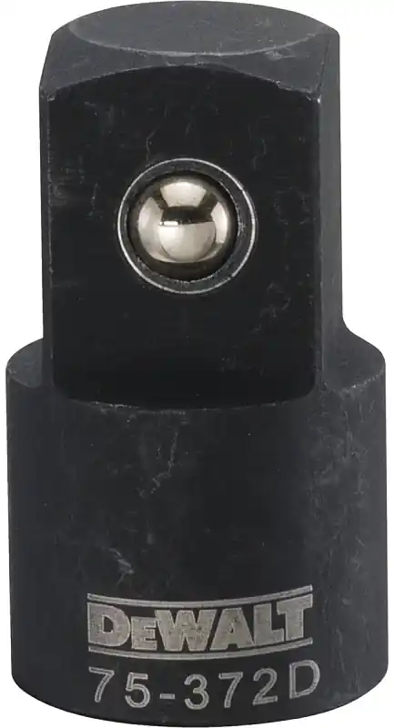 Impact Socket Increasing Adapter, Black Oxide, 1/2 In. Female X 3/4 In. Male Drive