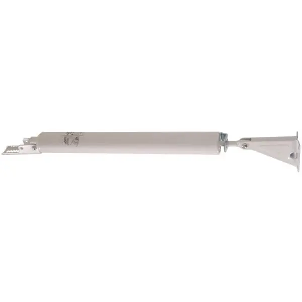 Pneumatic Adjustable Door Closer, White Finish, Model 852068 By Hillman