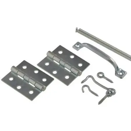5 Piece Zinc Plated Storm And Screen Door Set - Model 853124