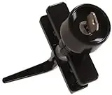 The Hillman Group 853132 Keyed Knob Latch- Black 1-Pack