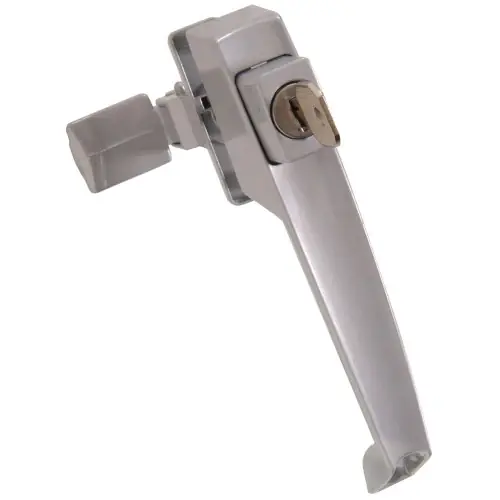 Keyed Pushbutton Latch For Storm & Screen Doors - Aluminum Construction