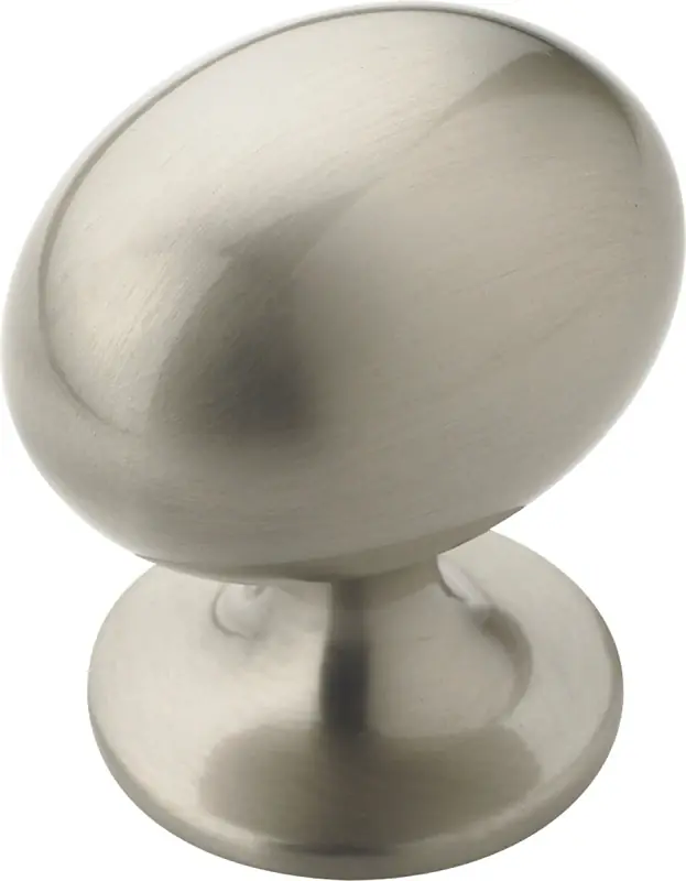 Amerock Everyday Heritage Satin Nickel 1-3/8 In. Cabinet Knob (10-Pack)