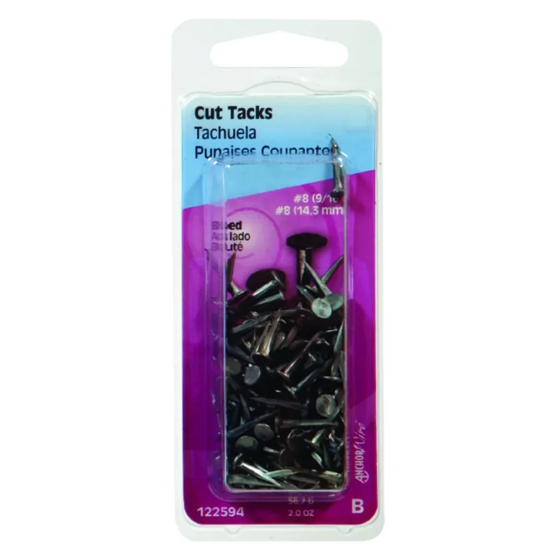 HILLMAN Anchor Wire No. 8 X 9/16 In. L Blue Steel Cut Tacks 1 Pk