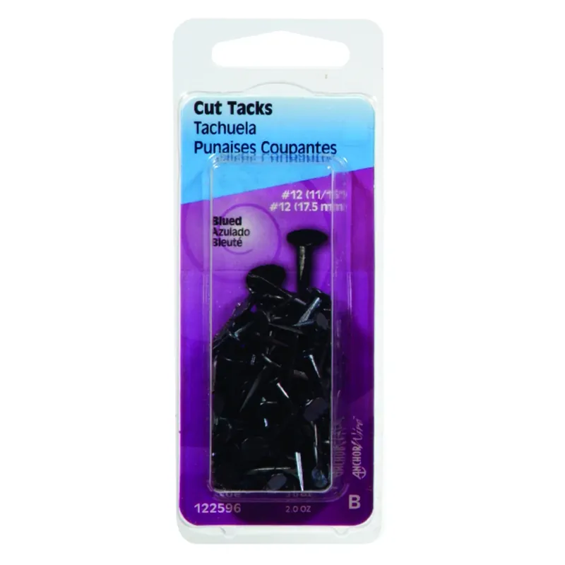 HILLMAN Anchor Wire No. 12 X 11/16 In. L Blue Steel Cut Tacks 1 Pk