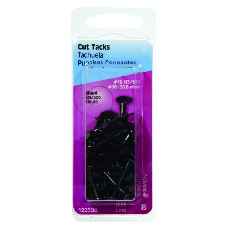 HILLMAN Anchor Wire No. 16 X 13/16 In. L Blue Steel Cut Tacks 1 Pk