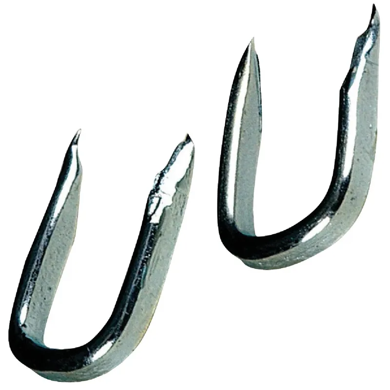 HILLMAN Anchor Wire No. 11 X 1/2 In. W X 0.5 In. L Blue Steel Double Point Tack Staple 11 Ga. 1 Pk 1