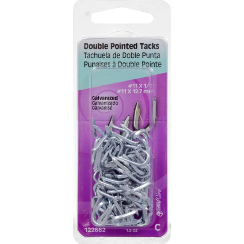 HILLMAN No. 11 X 1/2 In. W X 1/2 In. L Galvanized Steel Double Point Tack Staple 11 Ga.