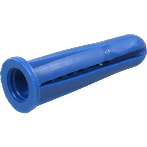 HILLMAN .190 In. D X 1 In. L Plastic Pan Head Conical Anchor 4 Pc