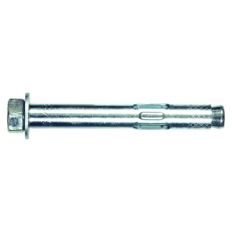 HILLMAN 5/8 In. D X 3 In. L Steel Hex Head Sleeve Anchors 10 Pk