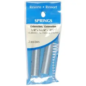 HILLMAN 3.25 In. L X 5/8 In. D Extension Spring 2 Pk