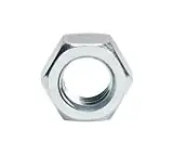 1/2 Inch Coarse Hex Nut Zinc Plated Steel Box 10 Pounds