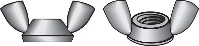 Hillman 1/2 In. Cold Forged Stainless Steel SAE Wing Nut 25 Pk