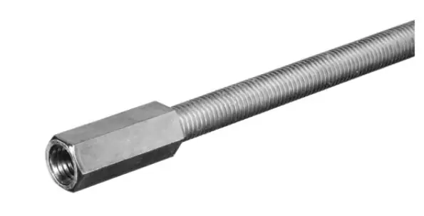 Steel Coupling Nut, Coarse Thread, Zinc Plated, 3/4 In. -10