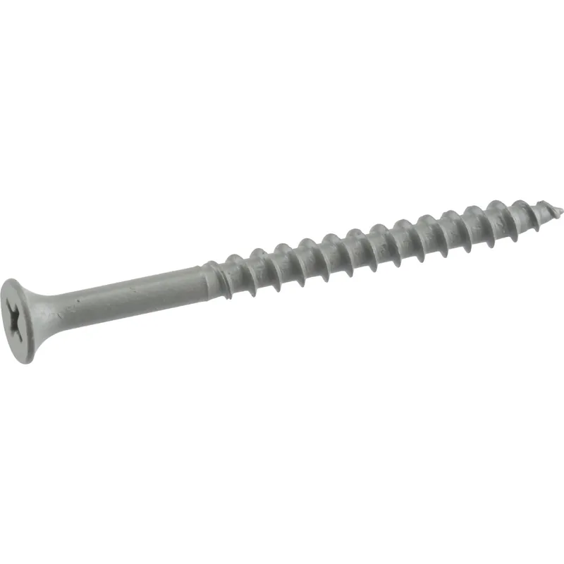 No. 10 X 2-1/2 In. L Phillips Wood Screws - 0.5 Lb Exterior Coated